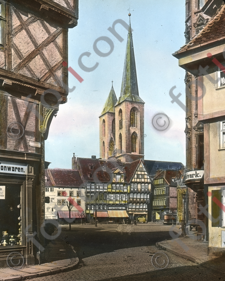 Blick auf den Holzmarkt  I View of the Holzmarkt - Foto foticon-simon-168-003.jpg | foticon.de - Bilddatenbank für Motive aus Geschichte und Kultur